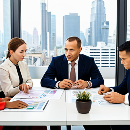 **

A diverse group of business professionals from various countries collaborating around a table, reviewing market analysis reports and cultural communication guides.  Emphasize the blend of traditional business attire with subtle cultural elements in their clothing.  The setting is a modern, bright office with large windows overlooking a bustling cityscape. Focus on conveying a sense of global teamwork and strategic planning.

**