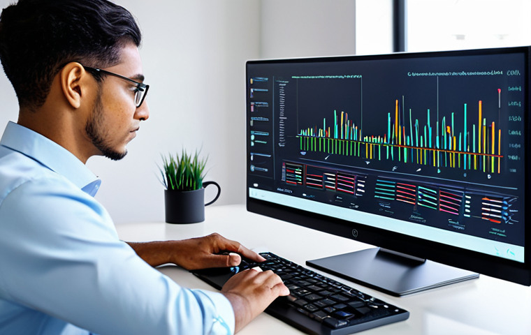A professional global business person, fully clothed in modest, modern business attire, deeply focused on digital learning. They are seated at a sleek, minimalist desk in a bright, contemporary home office. A large monitor displays intricate data visualizations and an AI interface, while they are actively taking notes in a notebook. Their expression conveys deep concentration and intellectual curiosity, symbolizing the pursuit of continuous skill development. perfect anatomy, correct proportions, natural pose, well-formed hands, proper finger count, natural body proportions, professional photography, high quality, safe for work, appropriate content, fully clothed, professional.