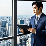 **

"A confident Japanese businessman in a tailored suit, standing in a modern office overlooking Tokyo, fully clothed, professional attire, safe for work, perfect anatomy, natural proportions, holding a tablet displaying global salary data, emphasizing regional differences, appropriate content, professional, family-friendly."

**