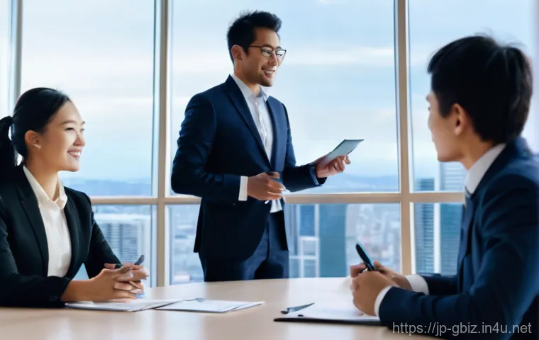 글로벌 비즈니스 자격증 취득 후 경력 개발 - **Prompt:** A focused Japanese individual, late 20s to early 30s, wearing a comfortable, stylish swe...