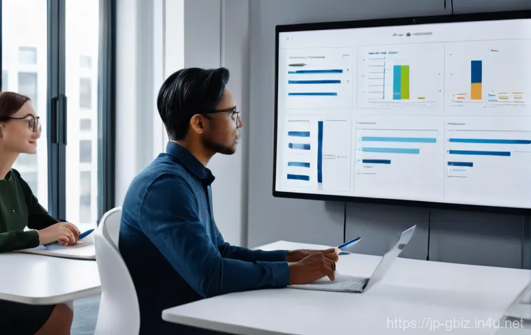 글로벌 비즈니스 분야의 중점 과목 - **Prompt:** A diverse group of professionals (male and female, various ethnicities) in a brightly li...